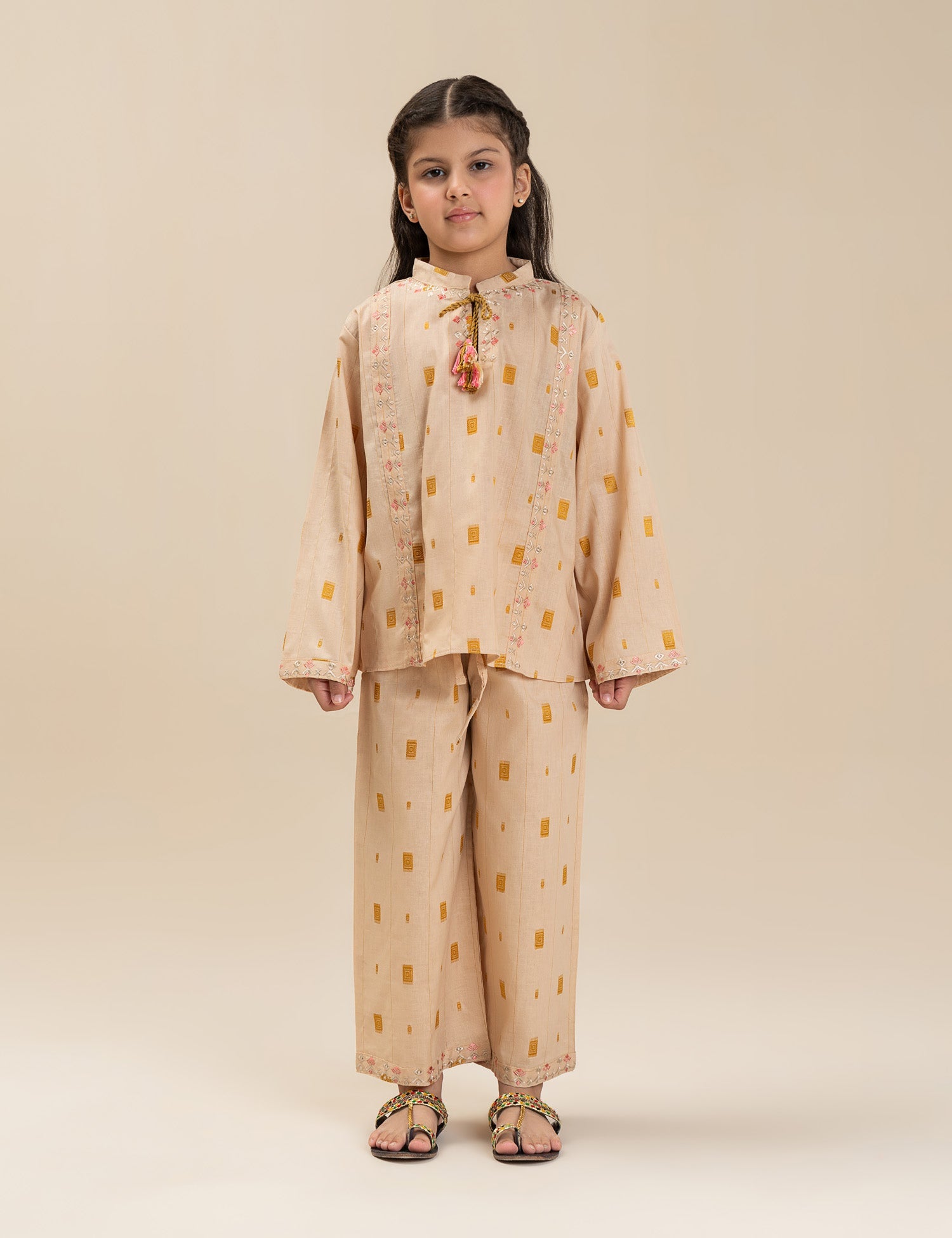 2 PIECE EMBROIDERED SUIT