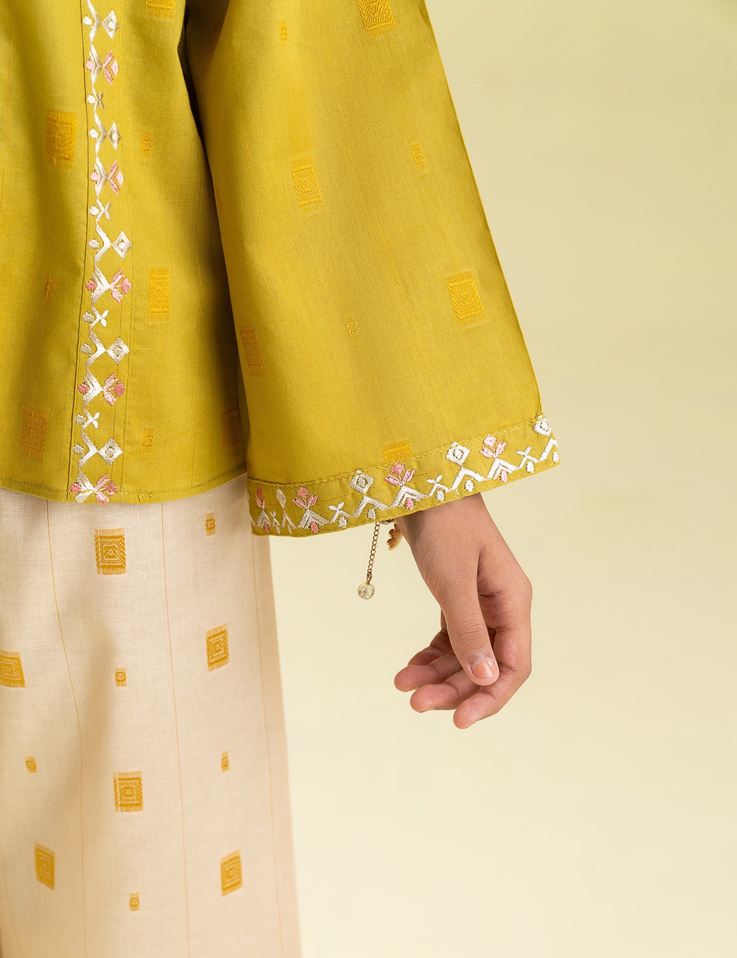2 PIECE EMBROIDERED SUIT