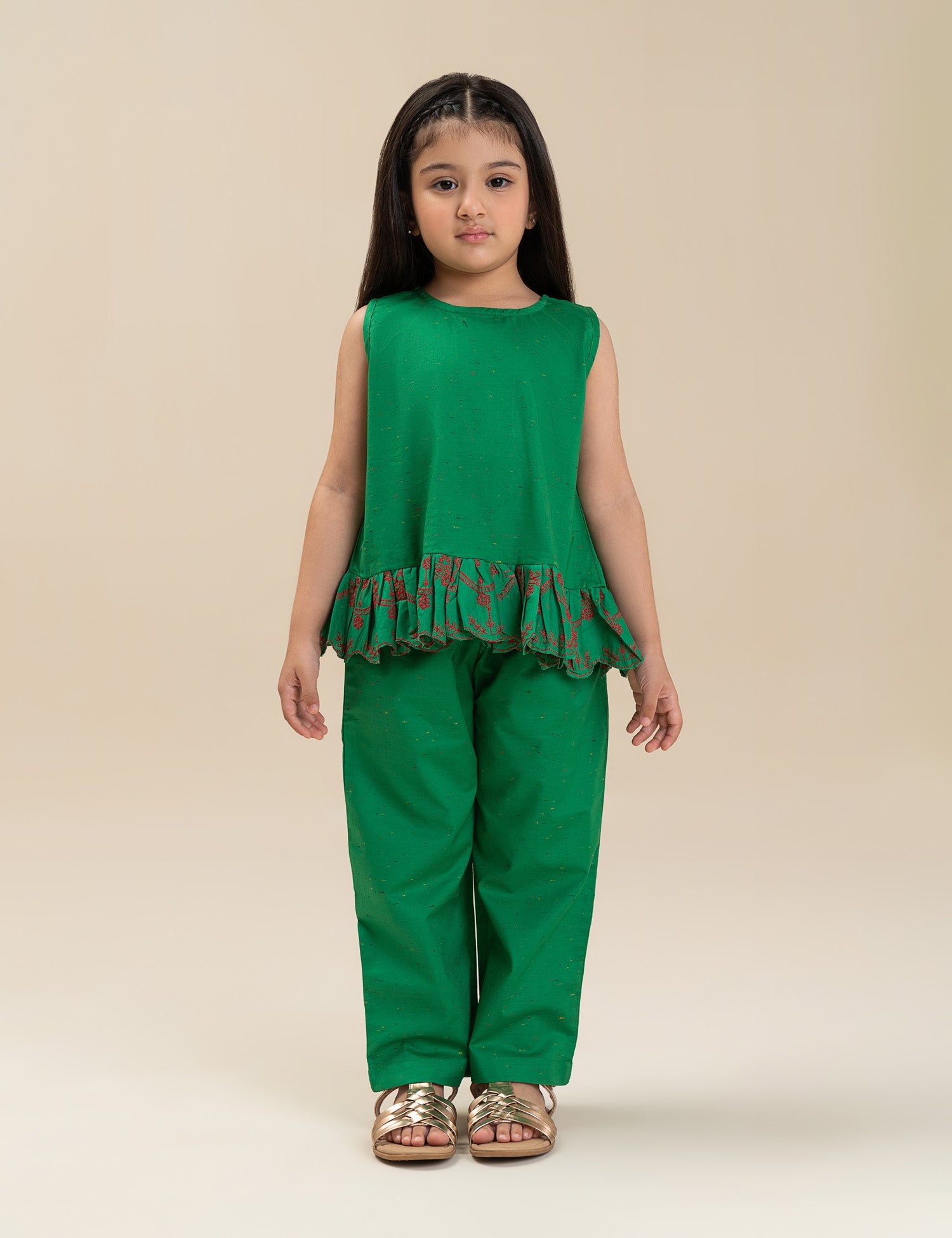 2 PIECE EMERALD SUIT