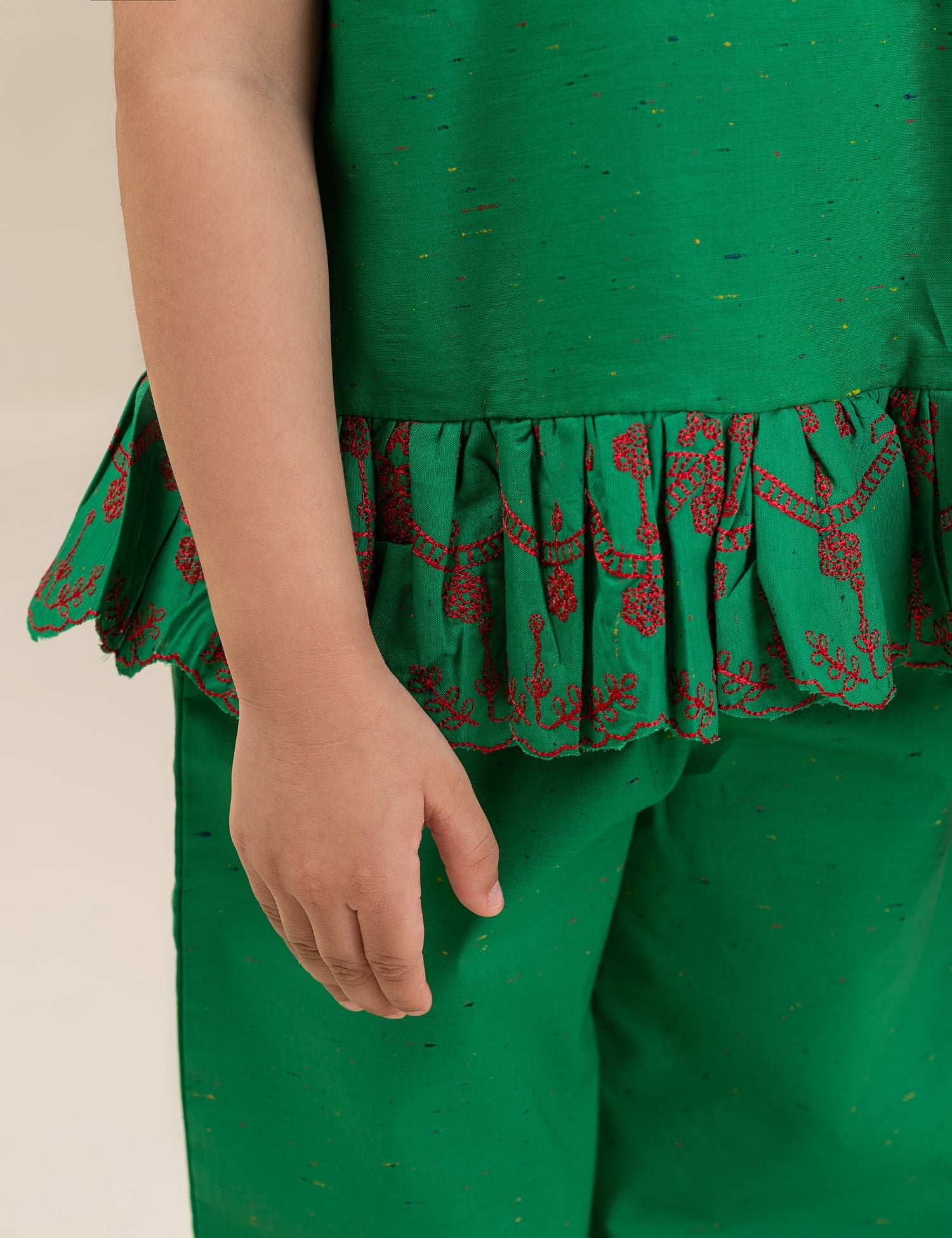 2 PIECE EMERALD SUIT