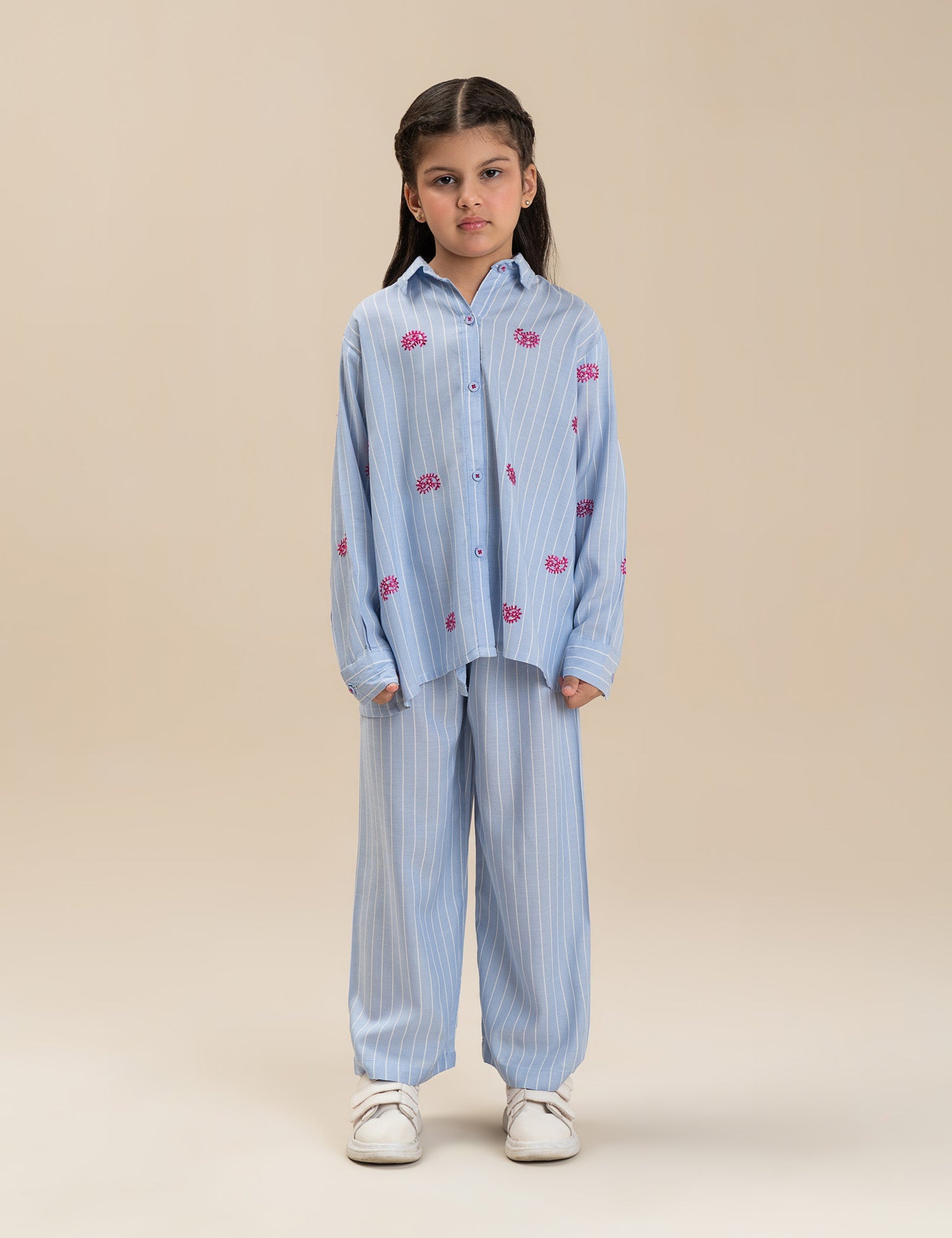 2 PIECE EMBROIDERED SUIT