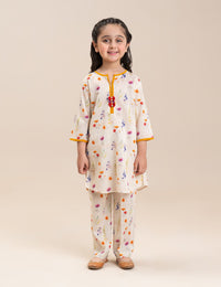 2 PIECE FLORAL PRINTED SUIT