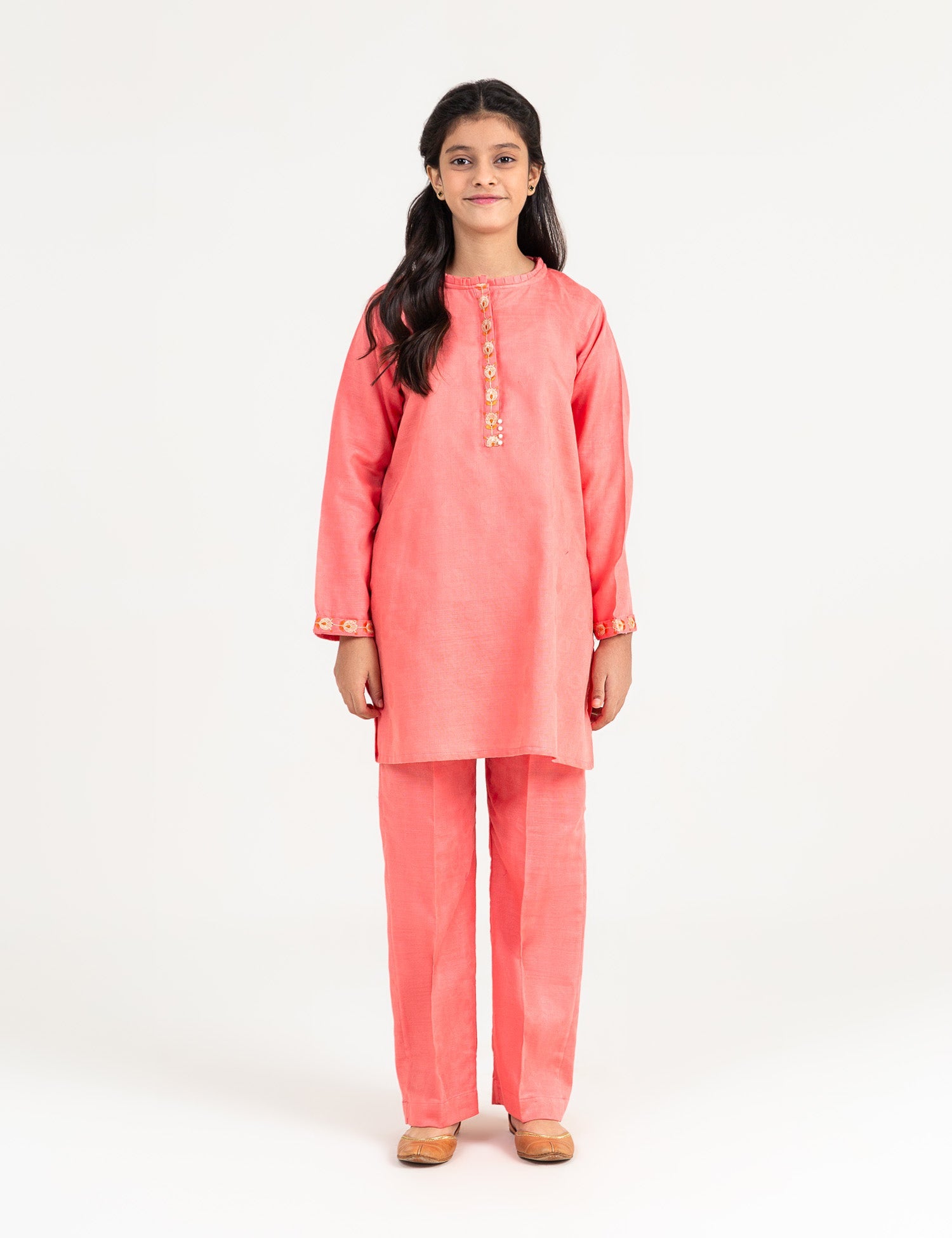 2 Piece Mebroidered Suit
