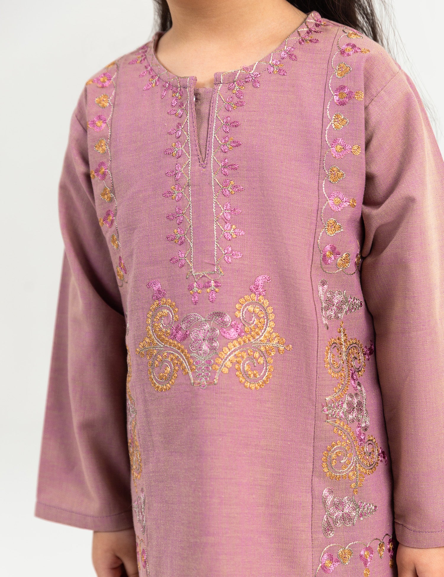 2 Piece Ethnic Embroidered Suit