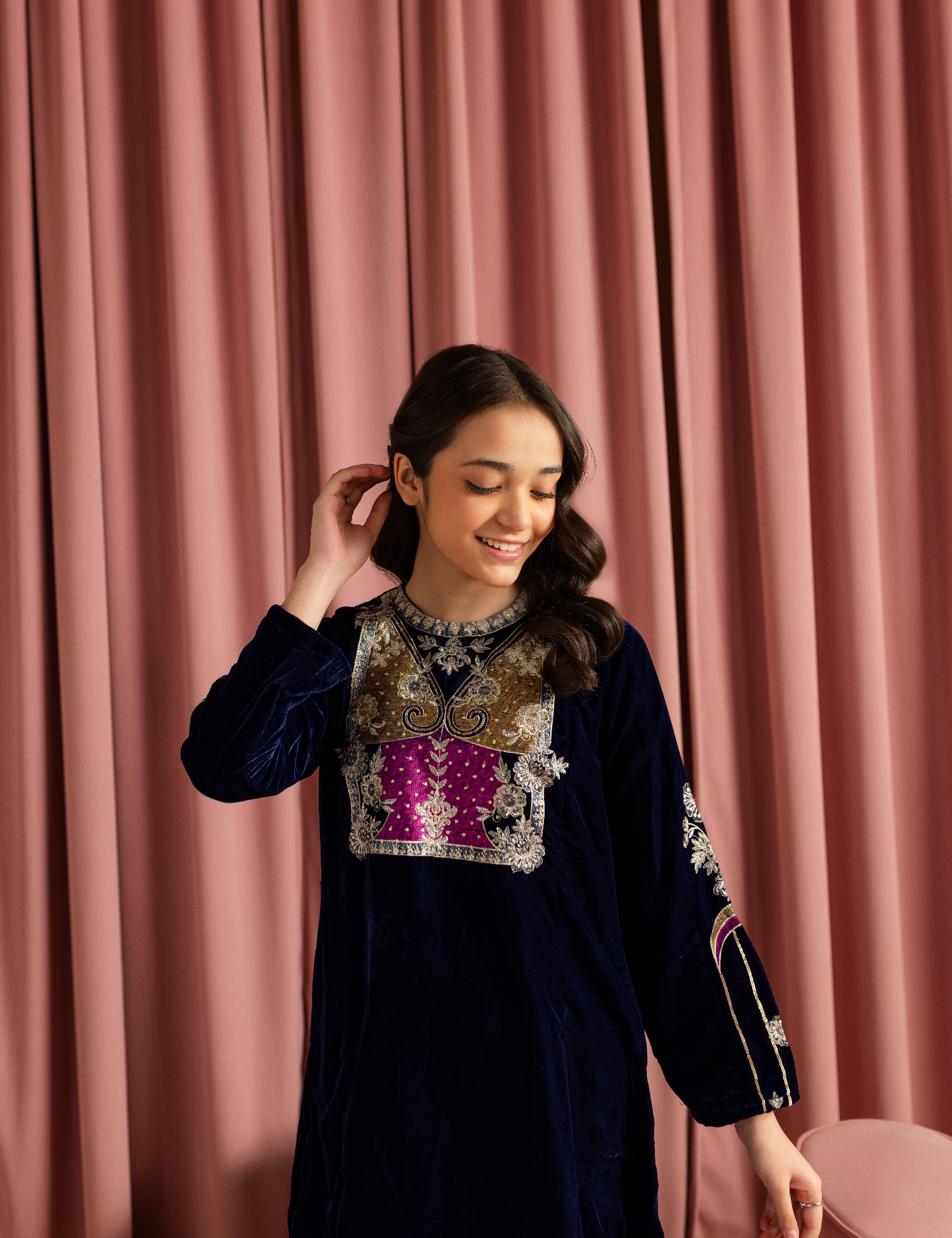 2 Piece Velvet Suit