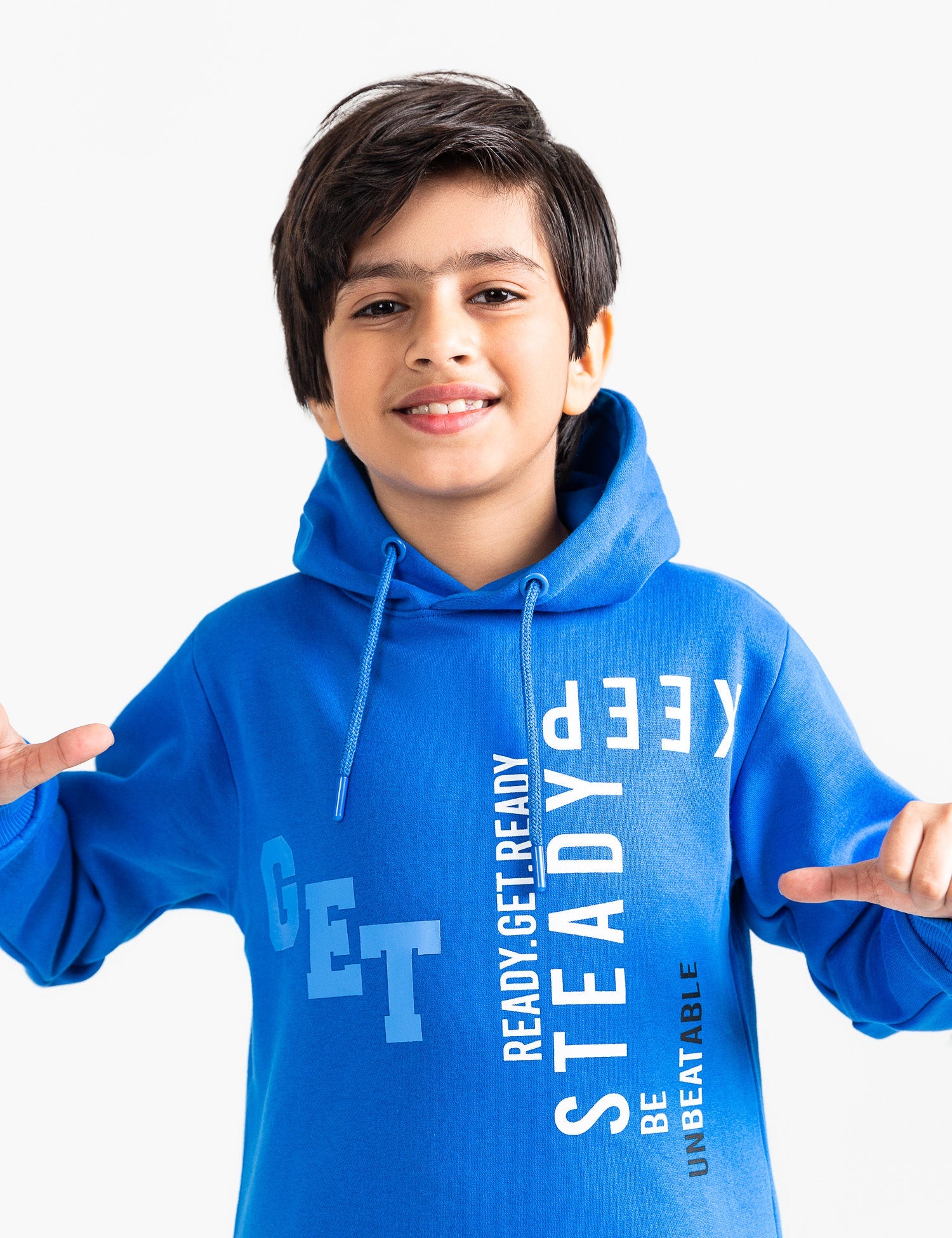 Slogan Printed Hoodie