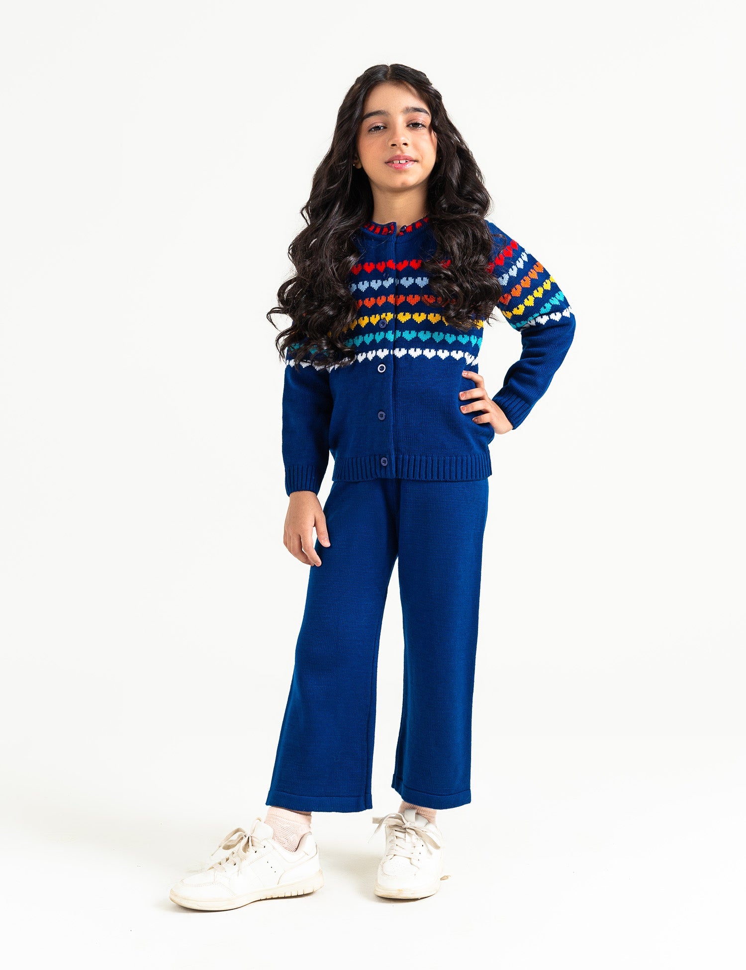 Heart Knitted Cardigan