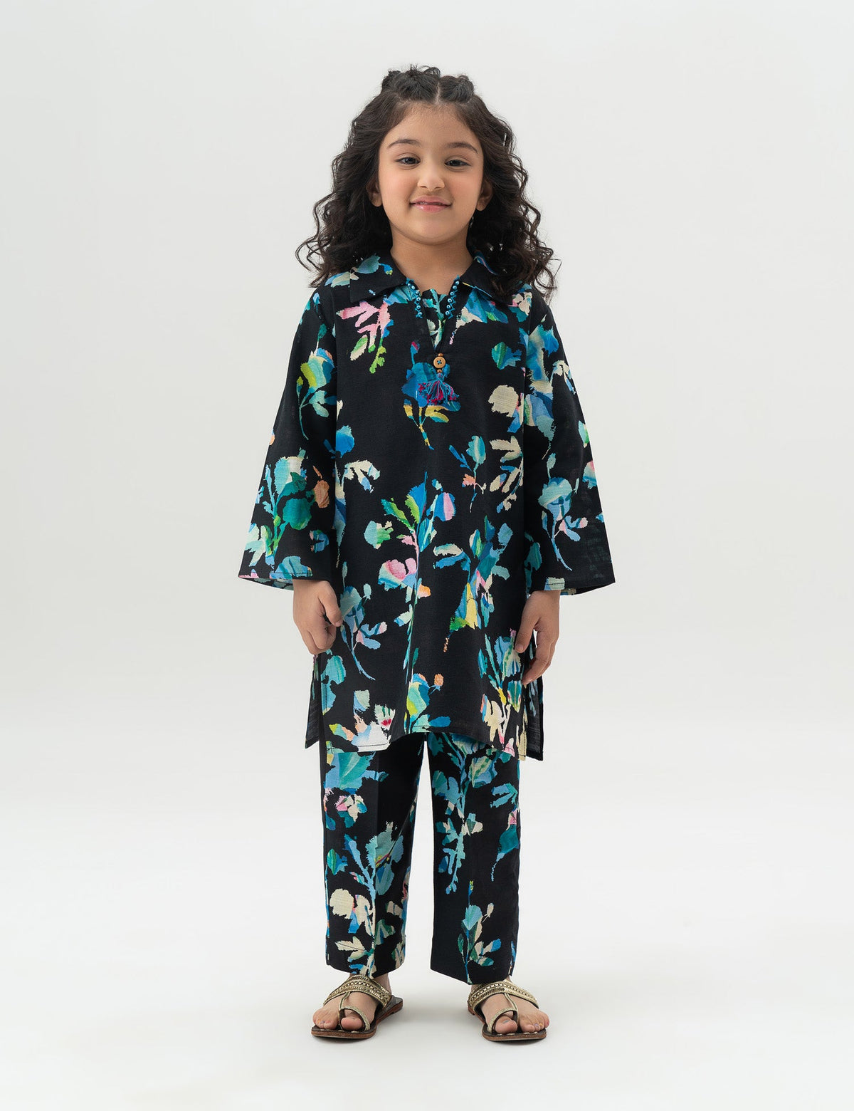 2 PIECE FLORAL PRINTED SUIT - BK22601GEWS29580A-MULTI-189725-3-4Y