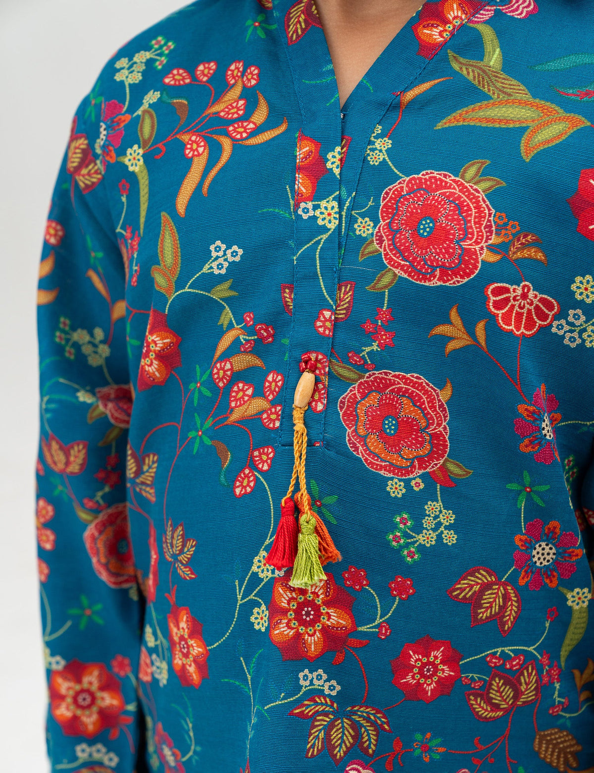 2 PIECE FLORAL PRINTED SUIT