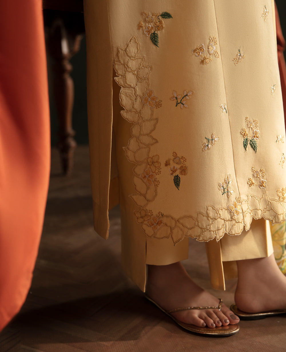 Cotton silk Pants
