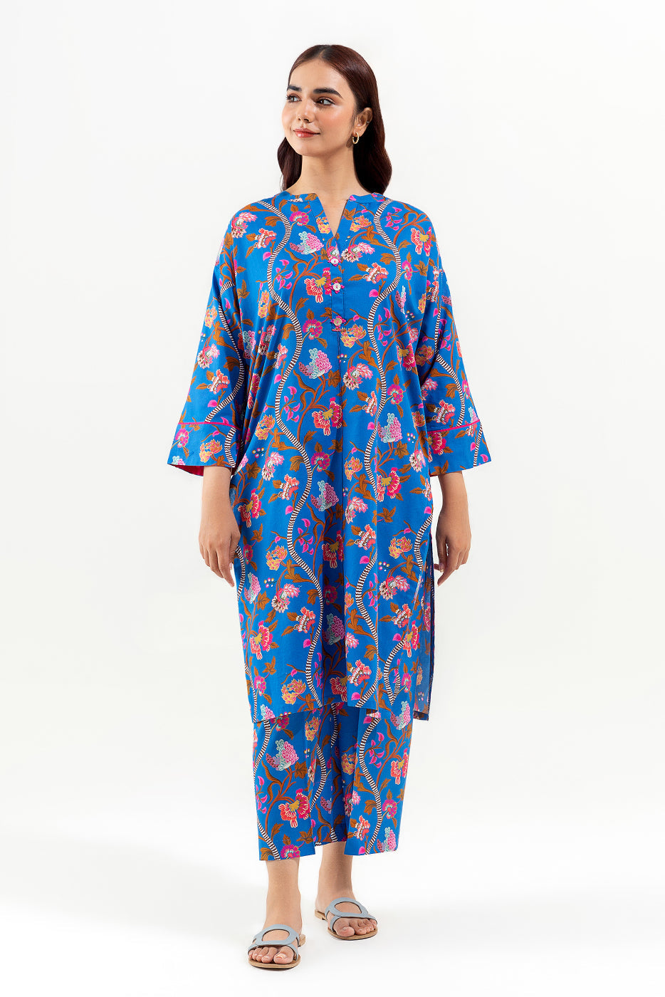 2 Piece Printed Lawn Suit (Pret)