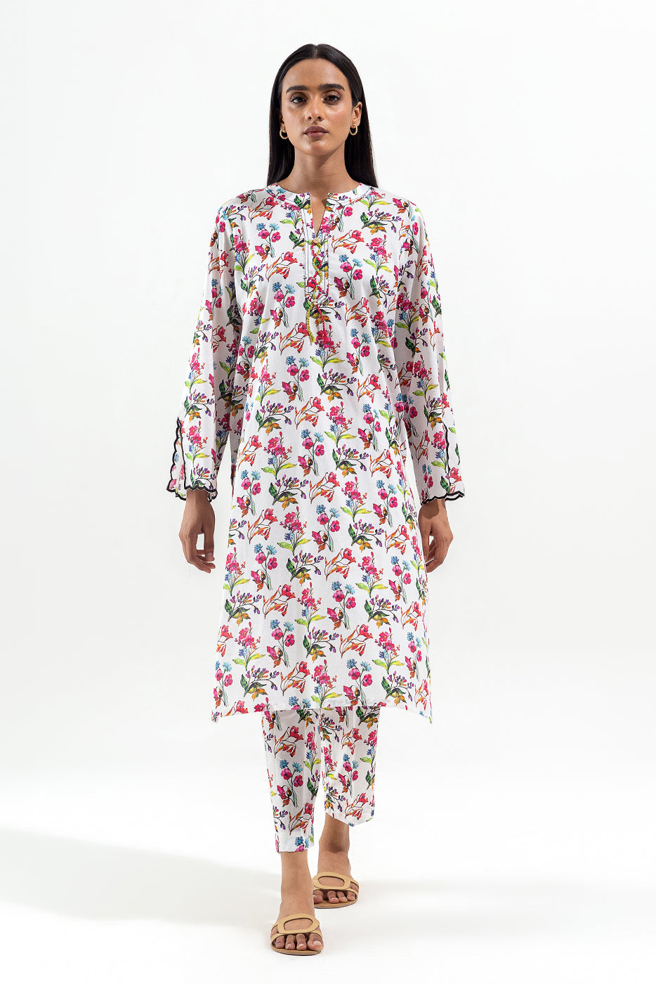 2 PIECE PRINTED LAWN SUIT (PRET)