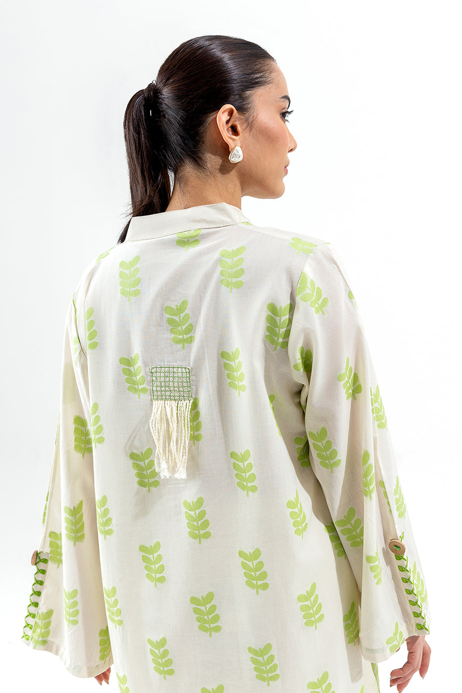 Embroidered Jacquard Shirt (Pret)
