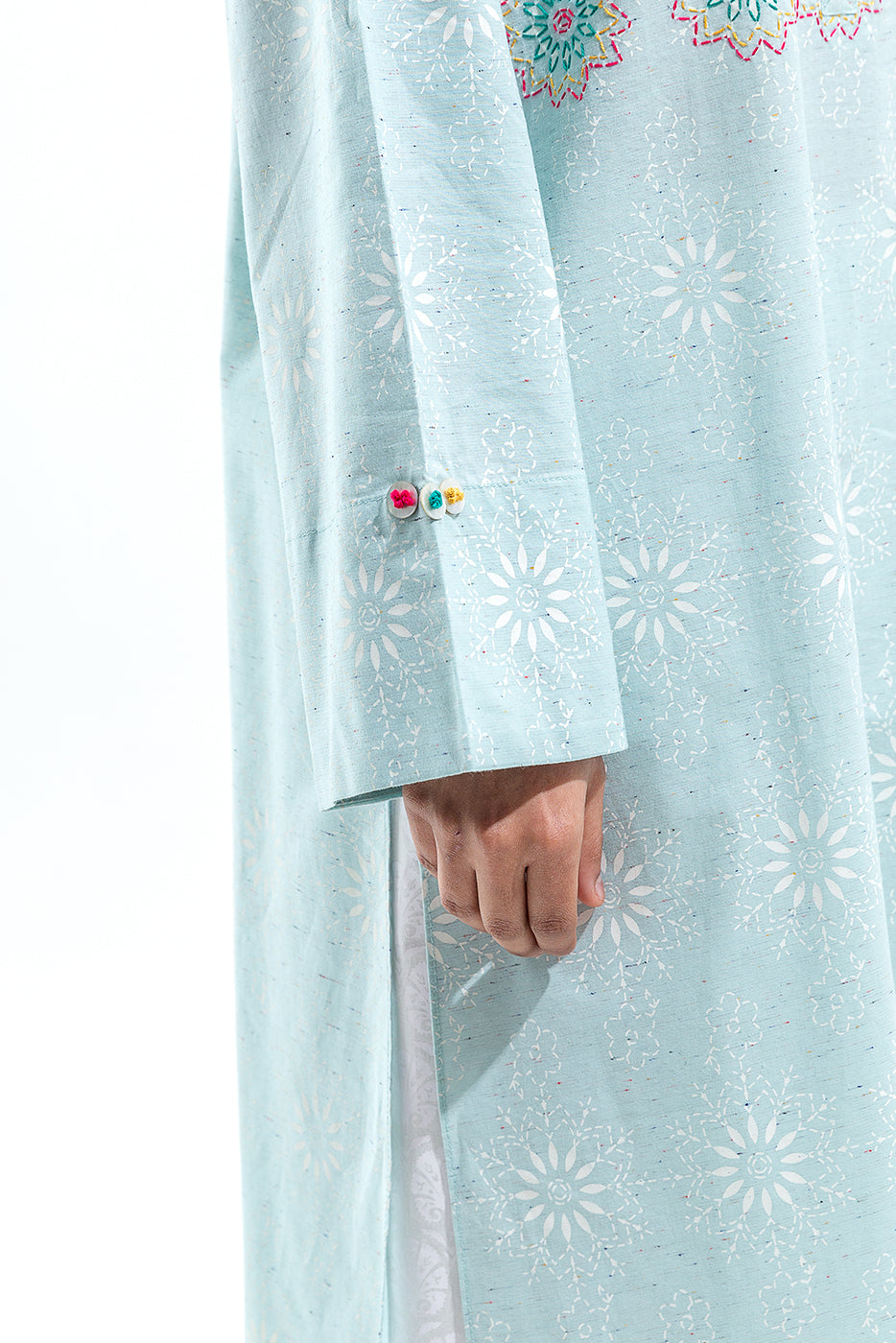 Embroidered Multi Neps Shirt (Pret)