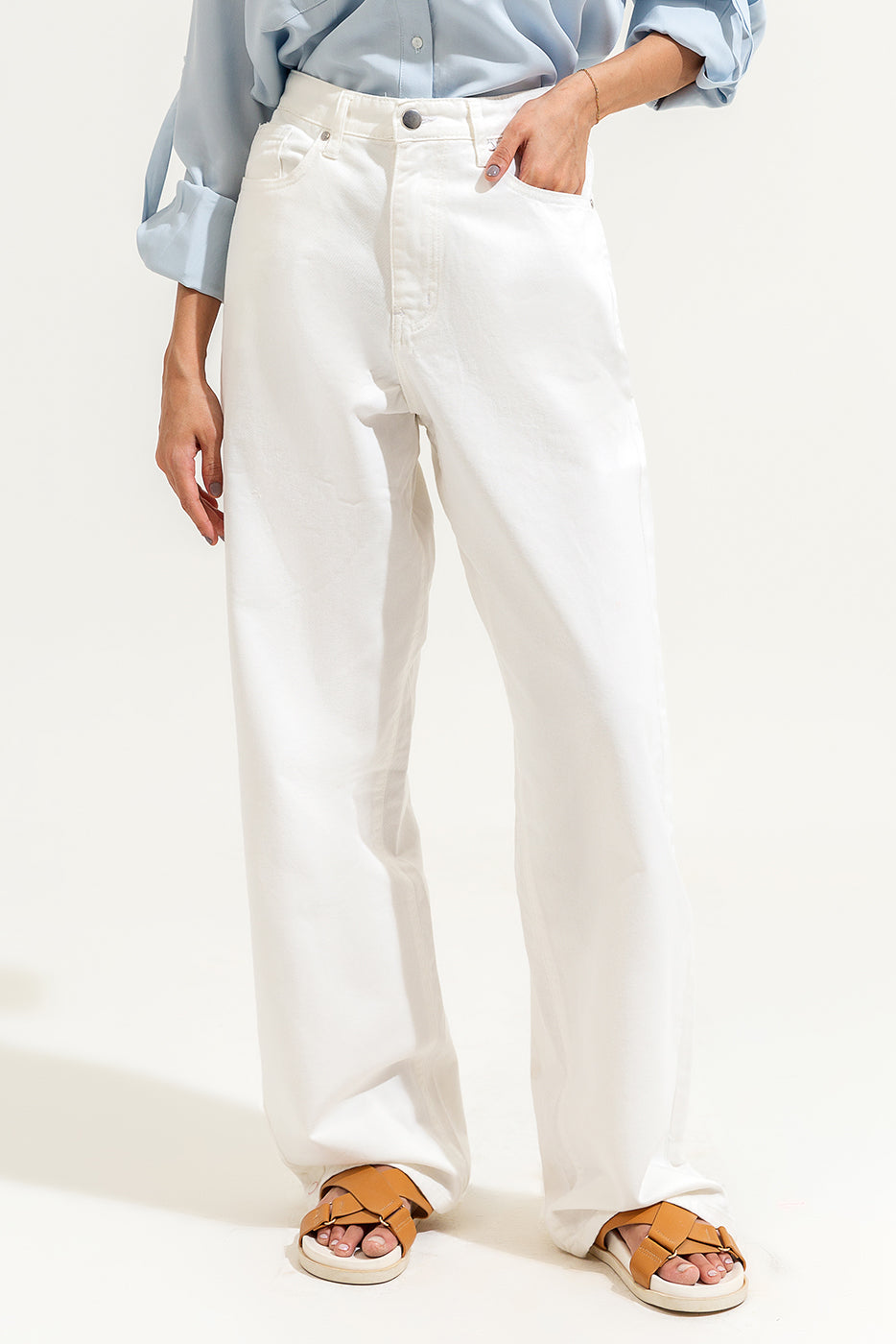 High Waist Wide Leg Jeans