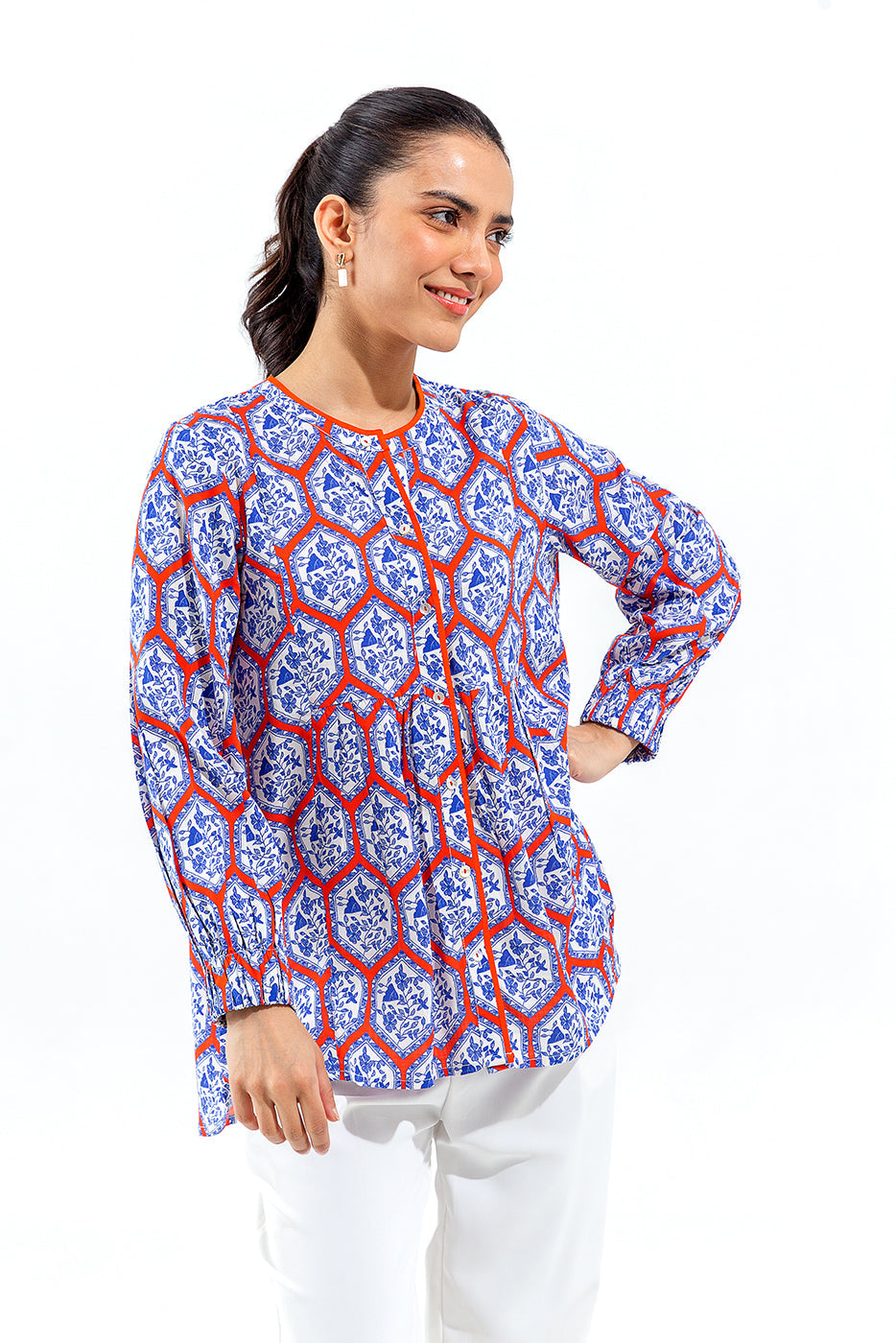 Printed Fusion Top (Pret)