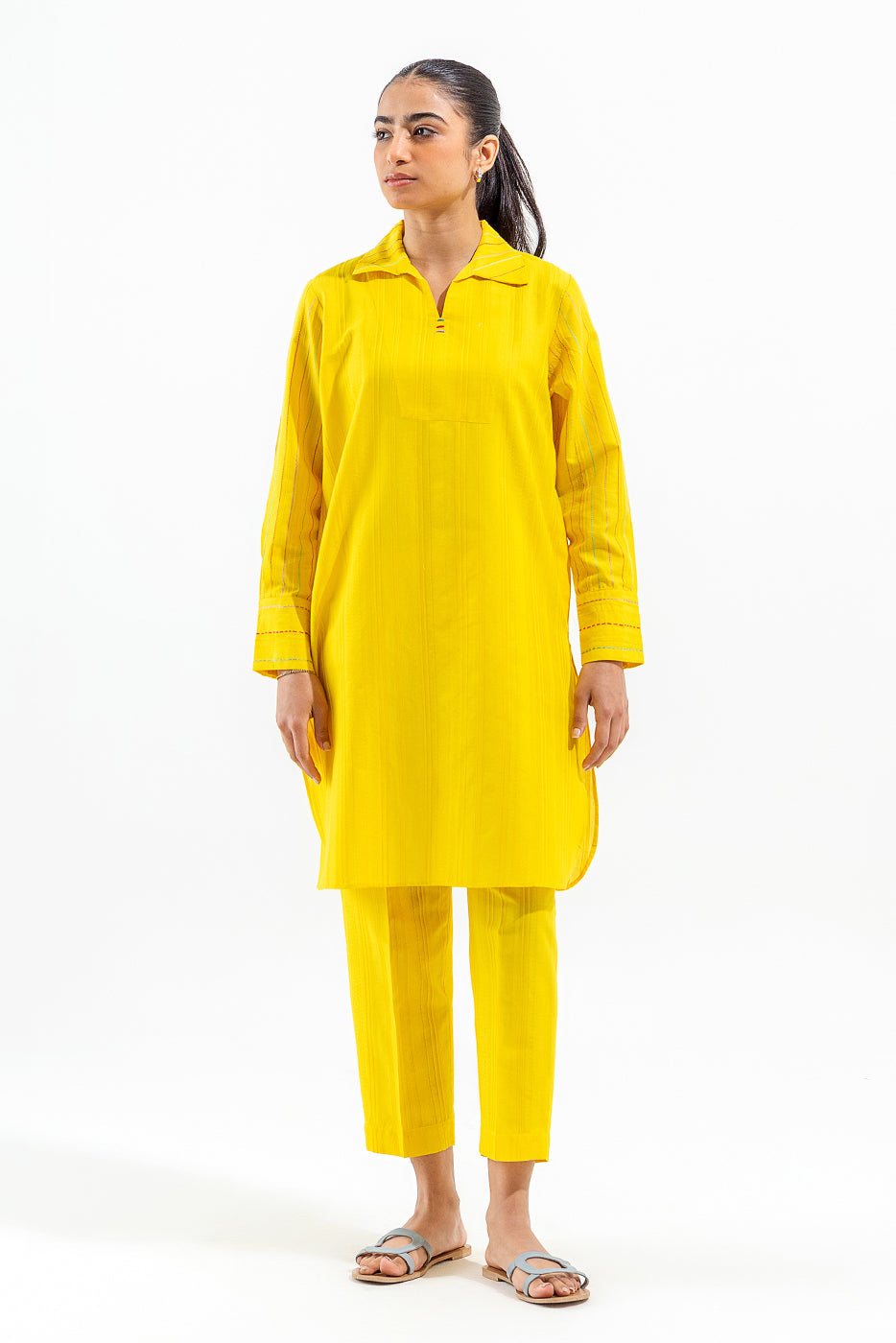 2 Piece Basic Jacquard Suit (Pret)