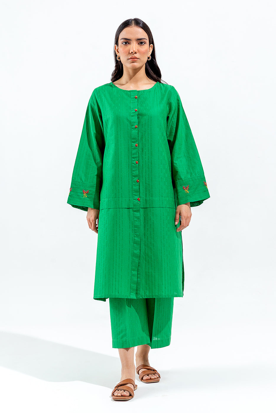 2 Piece Basic Jacquard Suit (Pret)