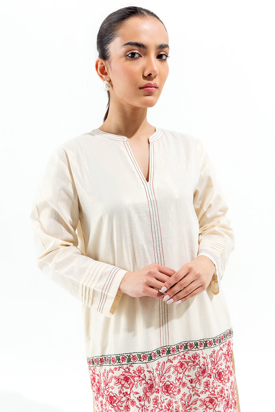 2 Piece Embroidered Missouri Lawn Suit (Luxury Pret)
