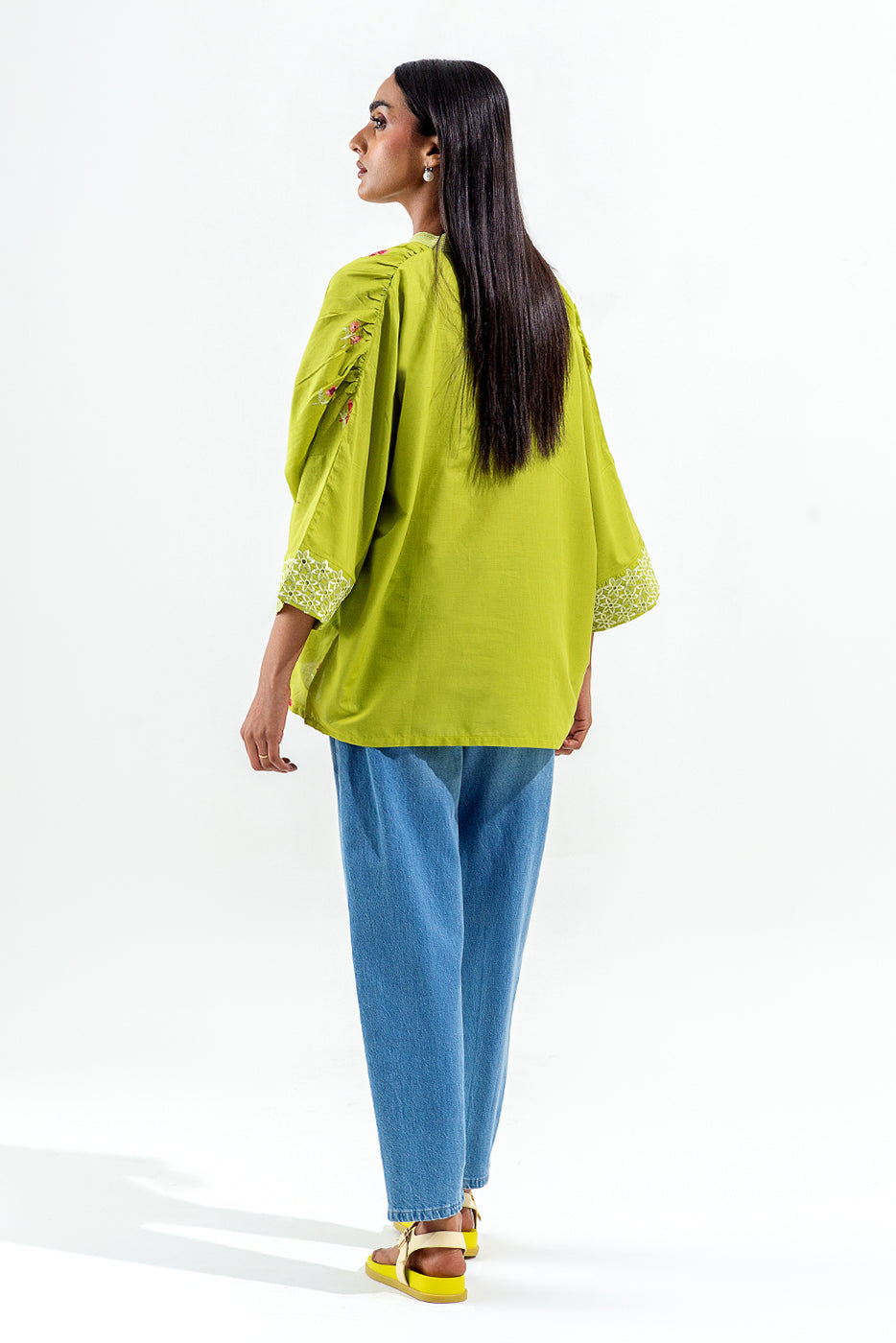 Embroidered Fusion Top (Pret)