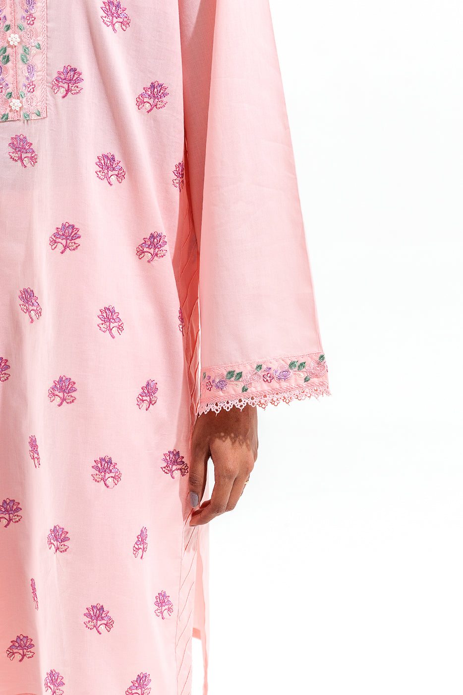 2 Piece Embroidered Lawn Suit (Pret)