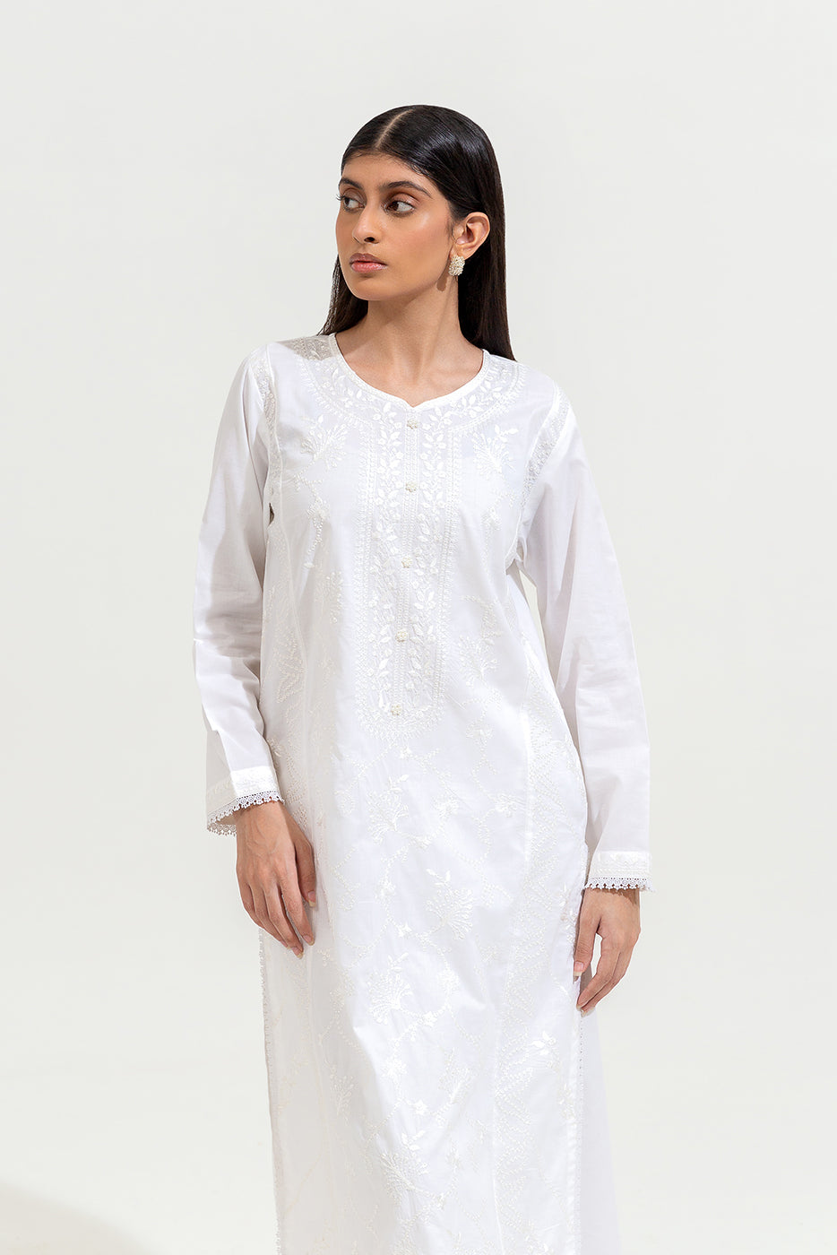 Embroidered Lawn Shirt (Pret)