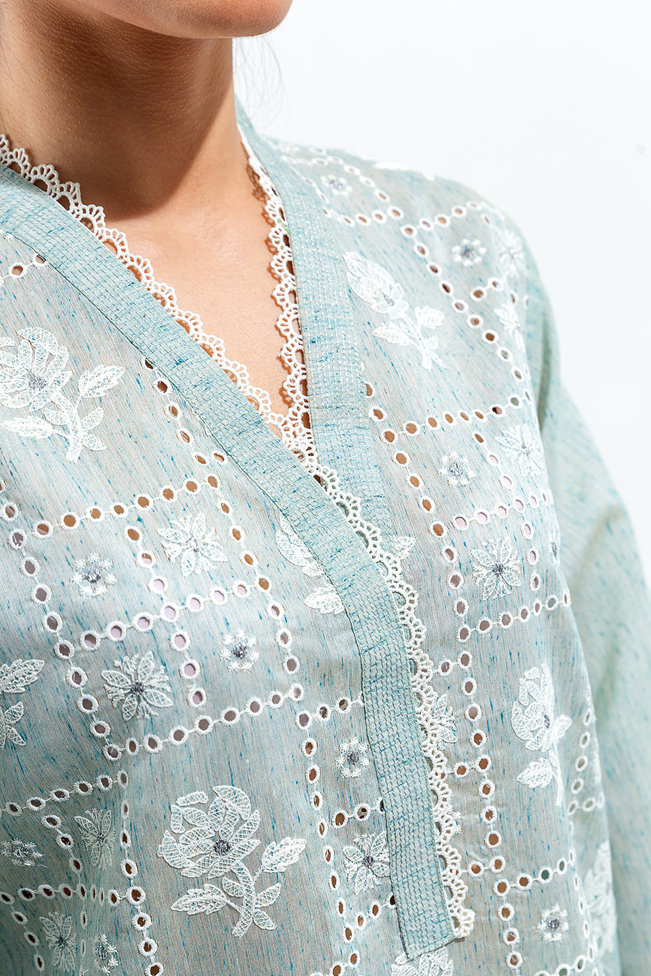 2 Piece Embroidered Fancy Neps Suit (Luxury Pret)