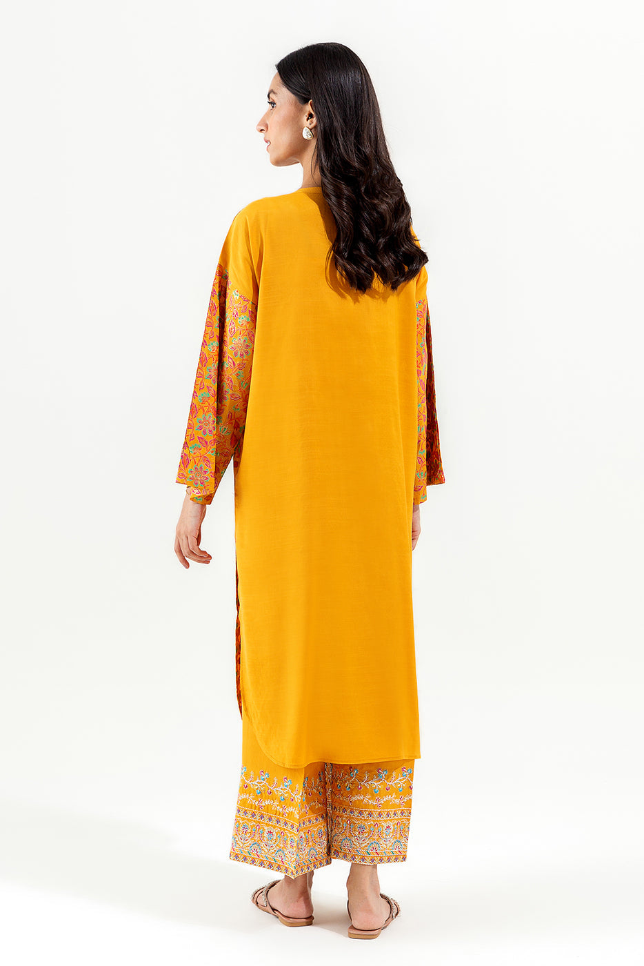 2 Piece Printed Silk Suit (Luxury-Pret)