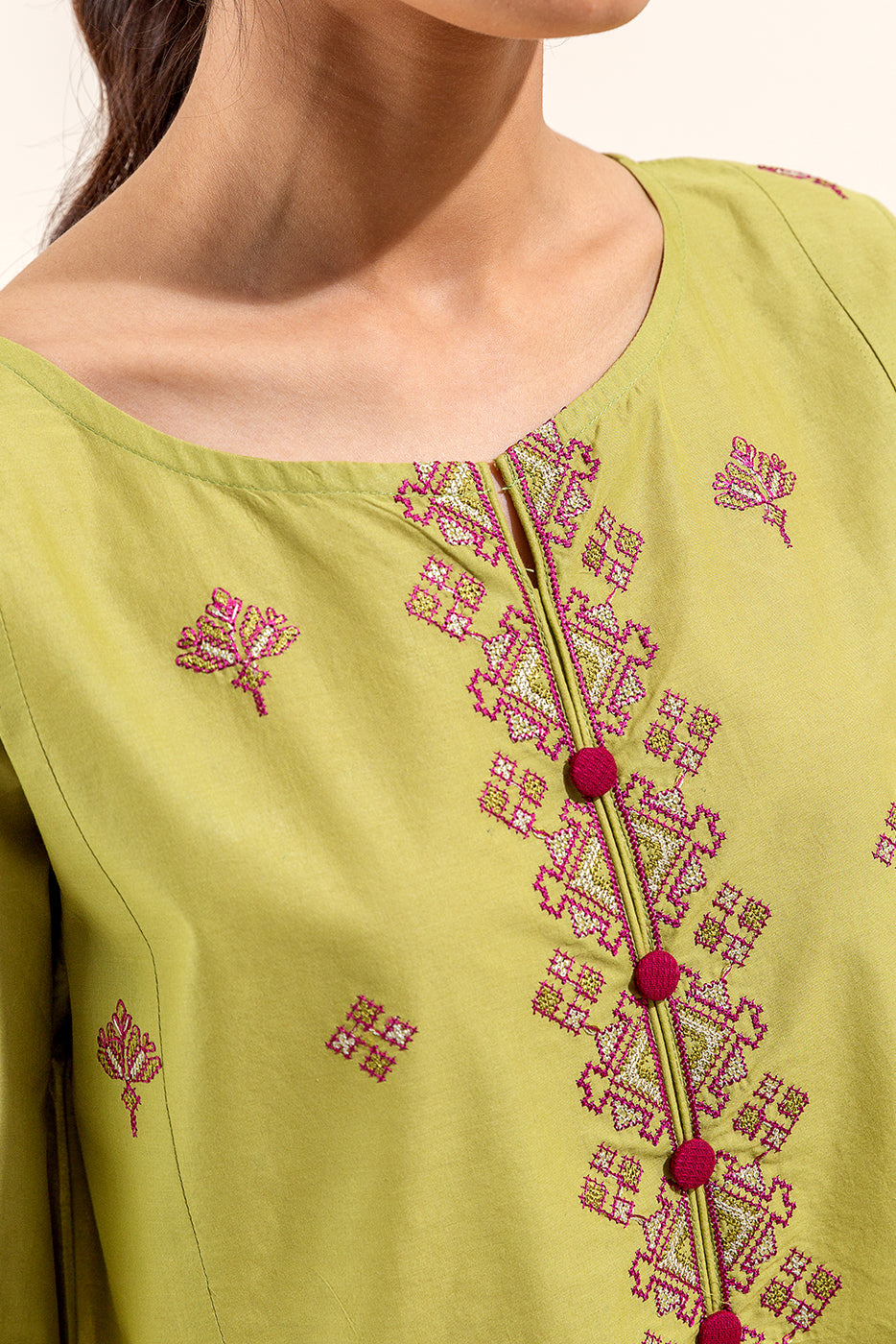 3 Piece Embroidered Lawn Suit (Unstitched)
