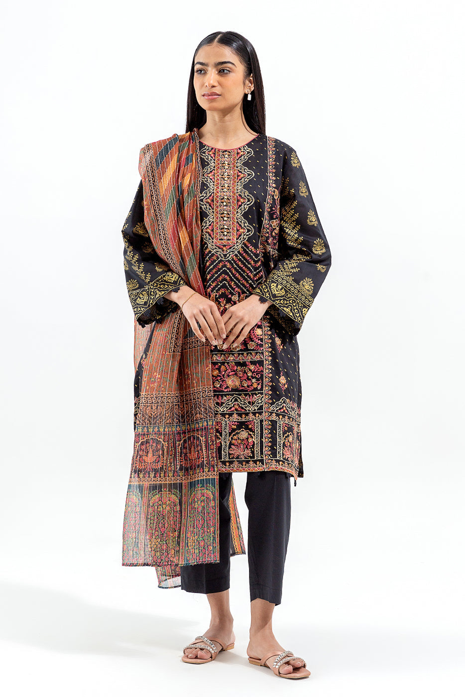 3 Piece Lawn Suit (Luxury Pret)