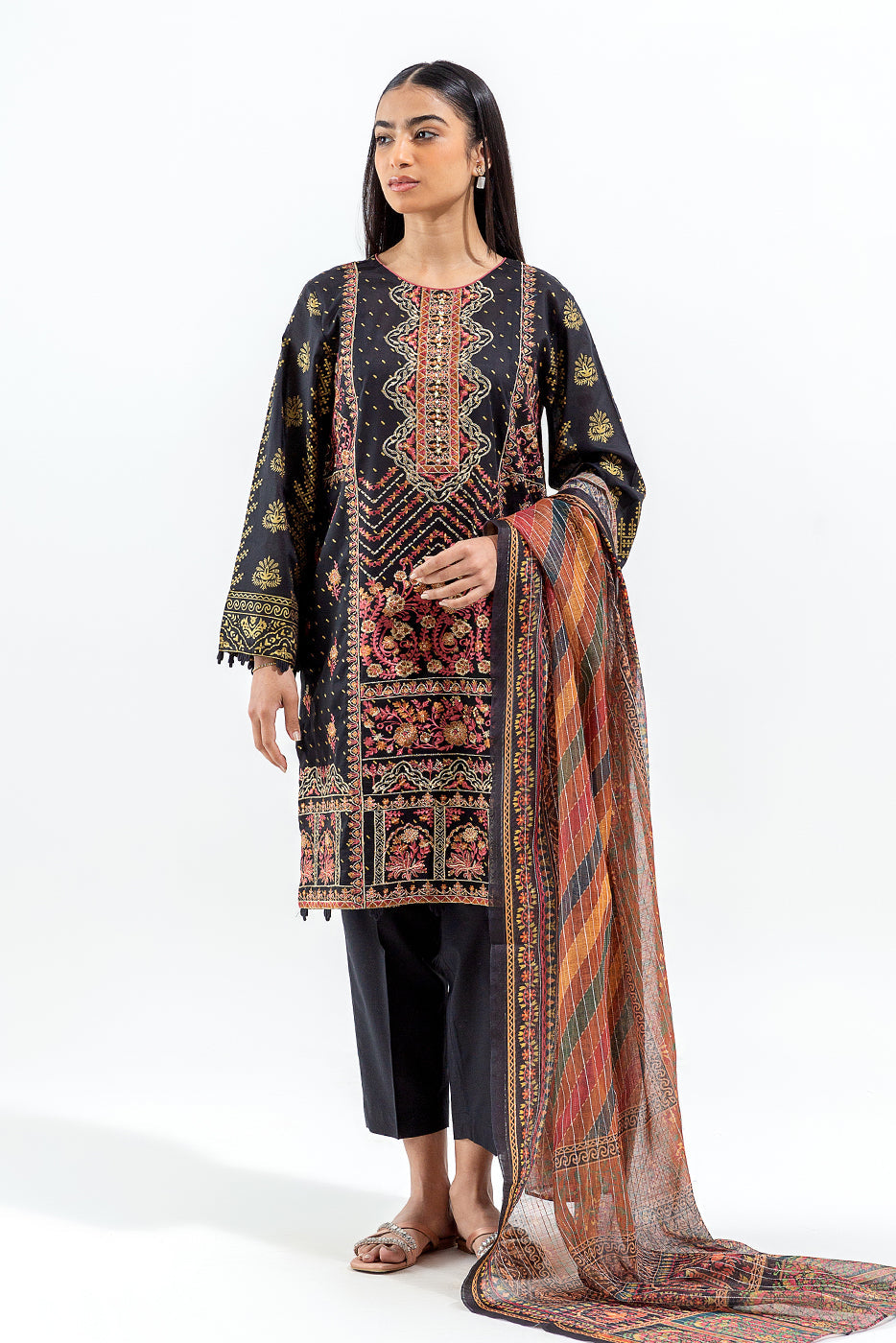 3 Piece Lawn Suit (Luxury Pret)