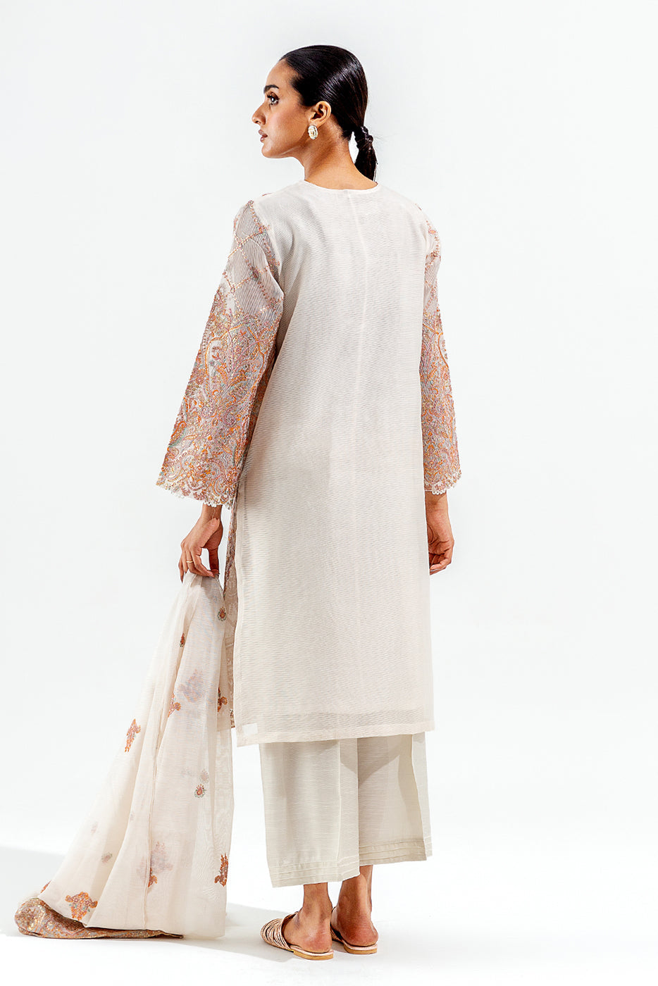 3 Piece Embroidered Missouri Net Suit (Luxury Pret)