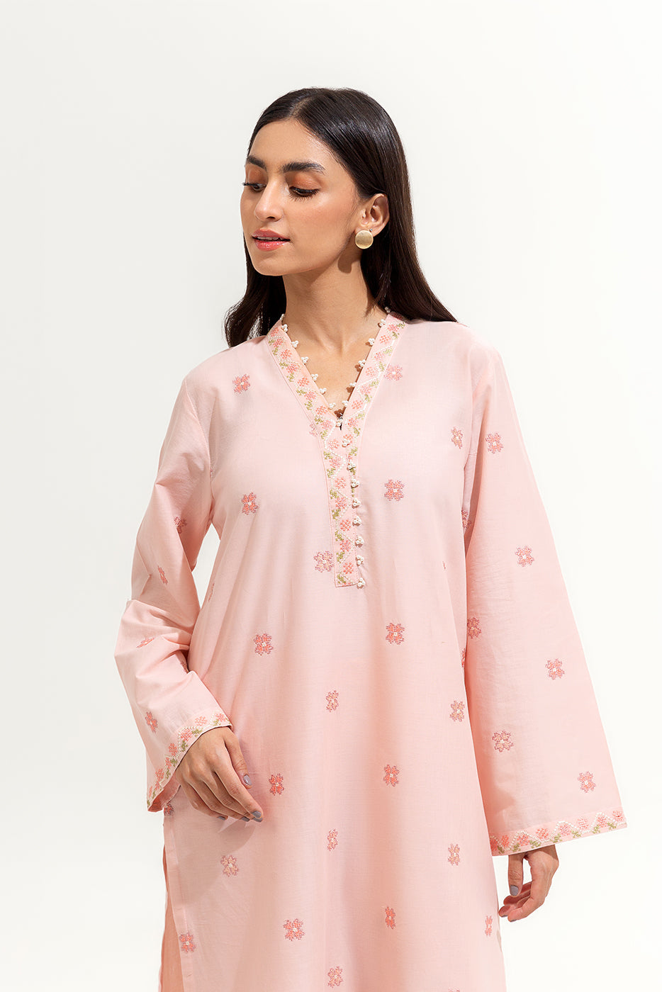 2 Piece Embroidered Lawn Suit (Pret)