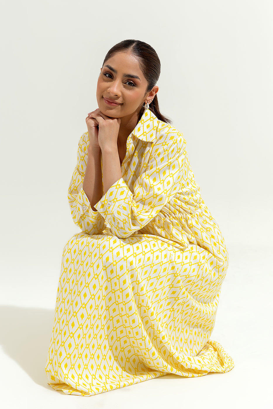 Printed Long Dress