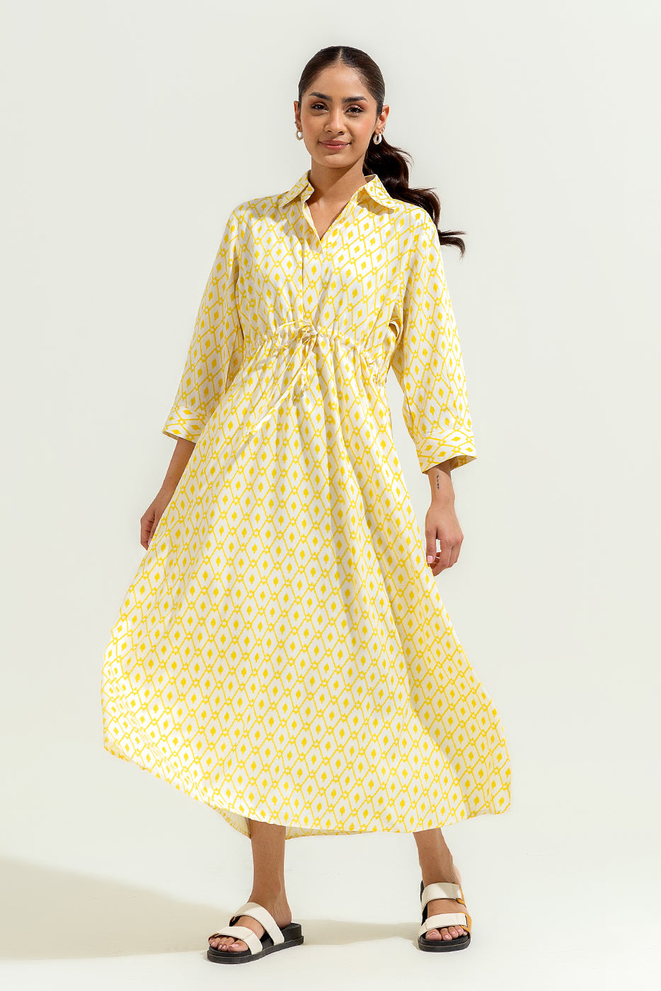 Printed Long Dress