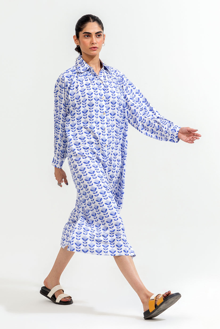 Printed Long Dress