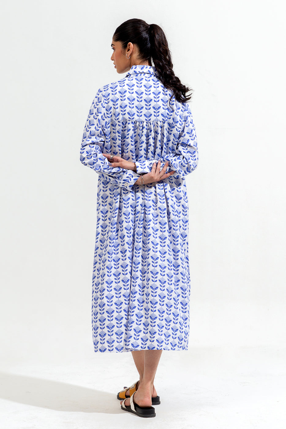 Printed Long Dress