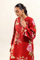 2 Piece Printed Suit-Carmine Grace (Unstitched)