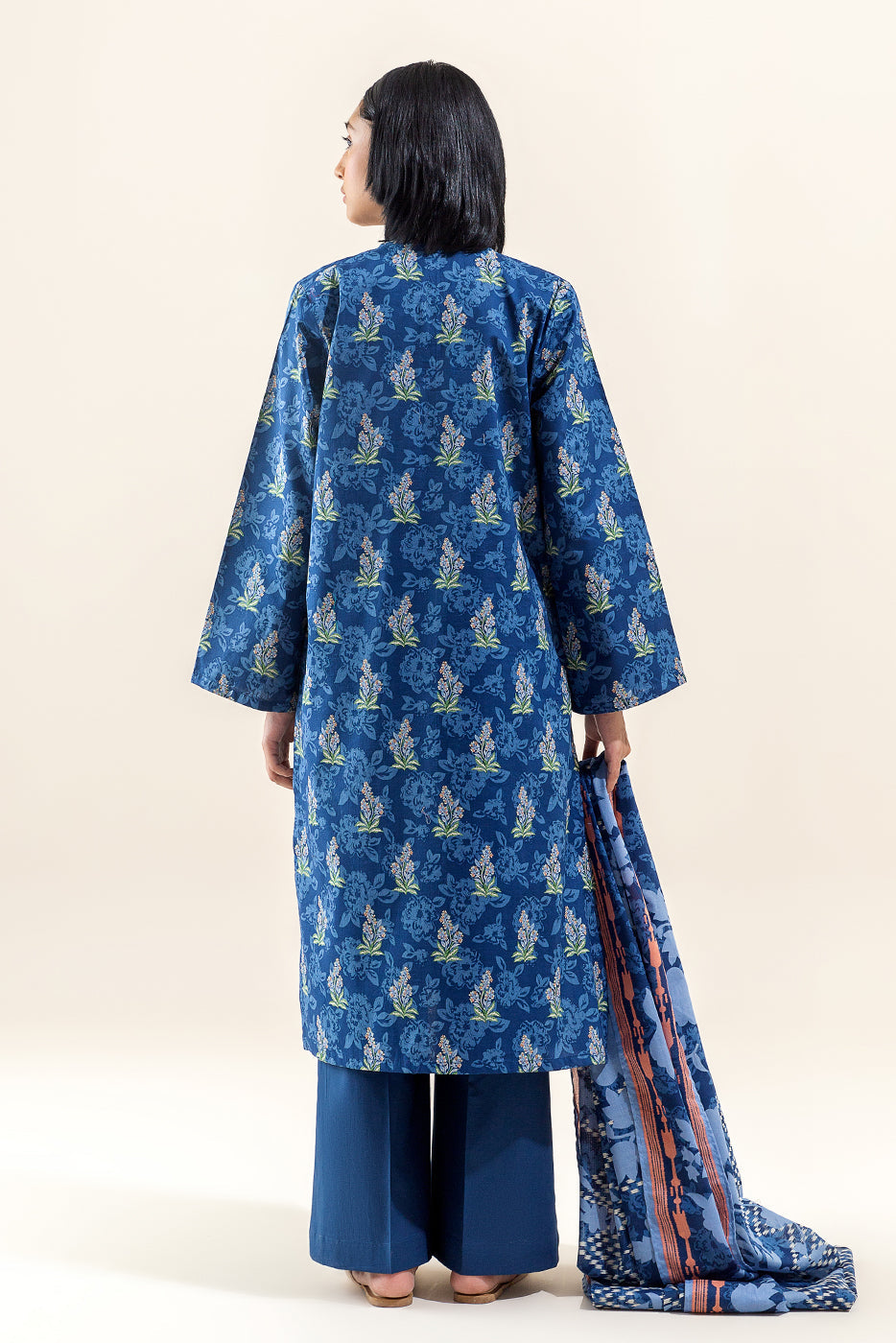 3 Piece Embroidered Lawn Suit-Twillight Bloom (Unstitched)