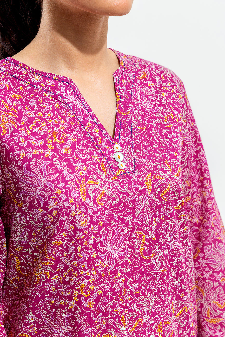 2 Piece Printed Rotary Print Suit (Pret)