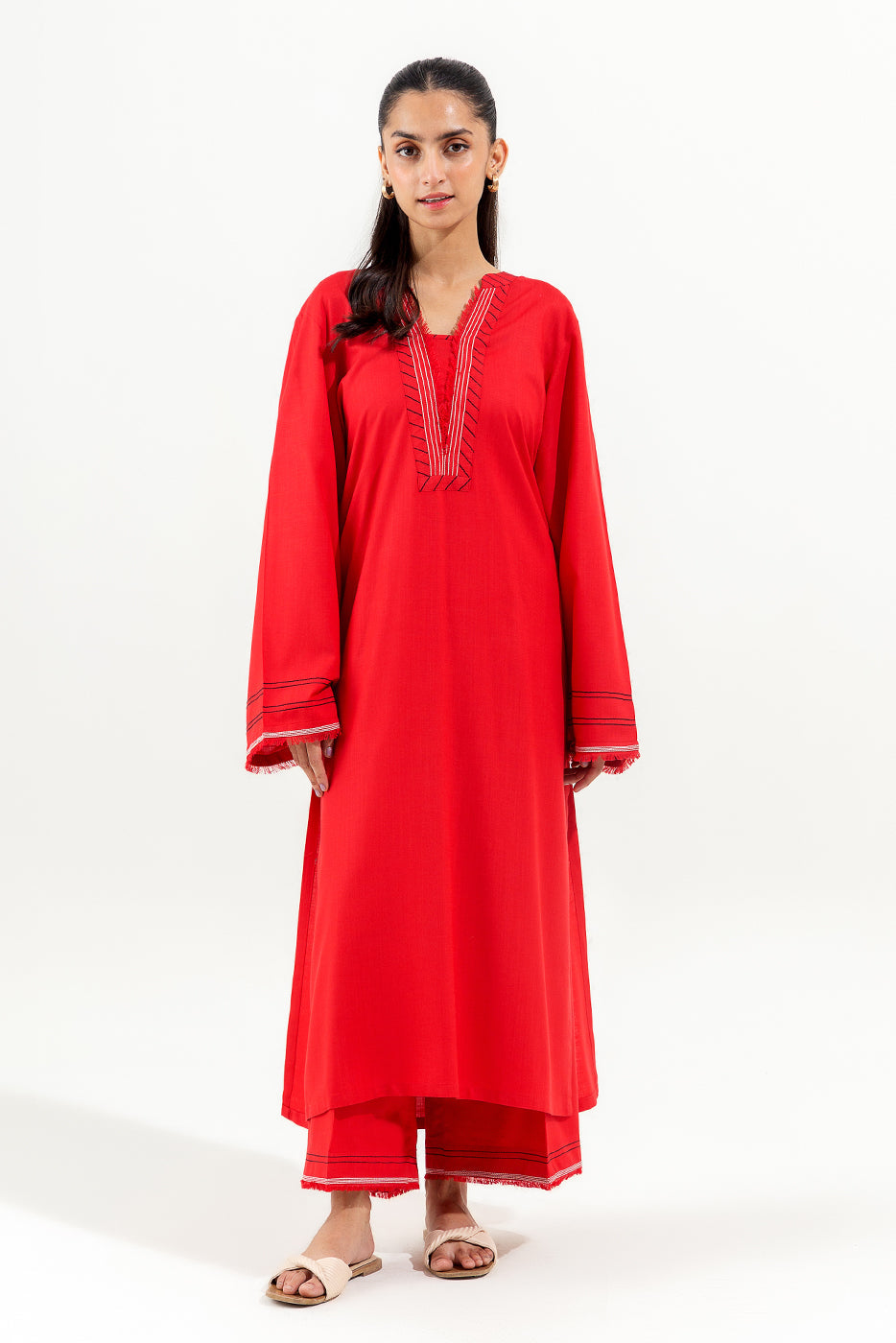 2 Piece Basic Viscose Suit (Pret)