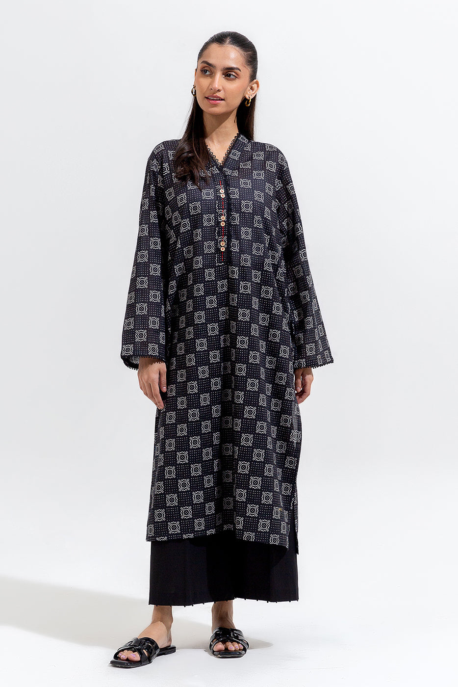 Printed Lawn Shirt (Pret)