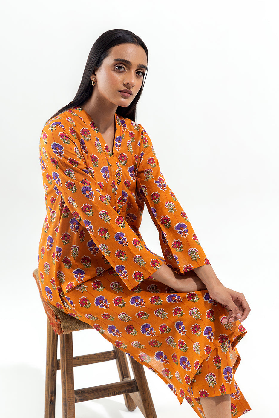 2 Piece Printed Lawn Suit (Pret)