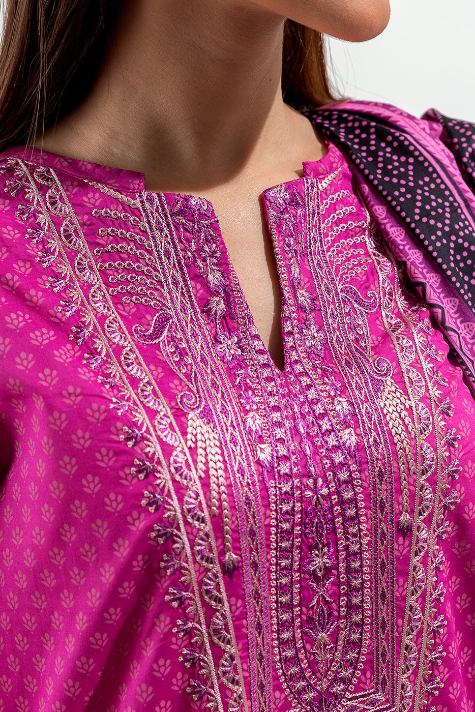 3 Piece Printed Lawn Suit (Pret)