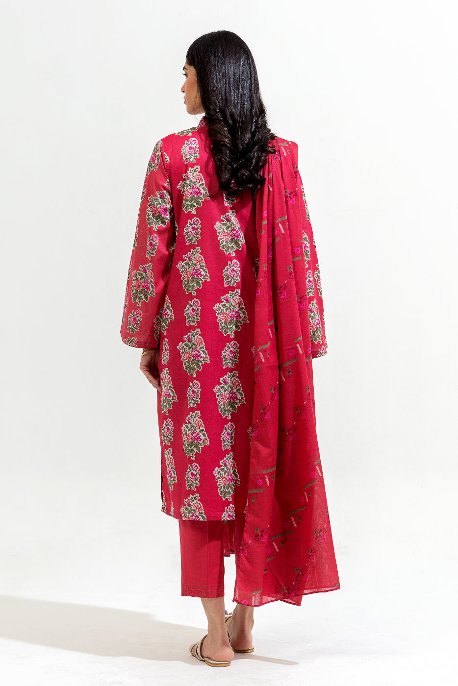 3 Piece Printed Lawn Suit (Pret)