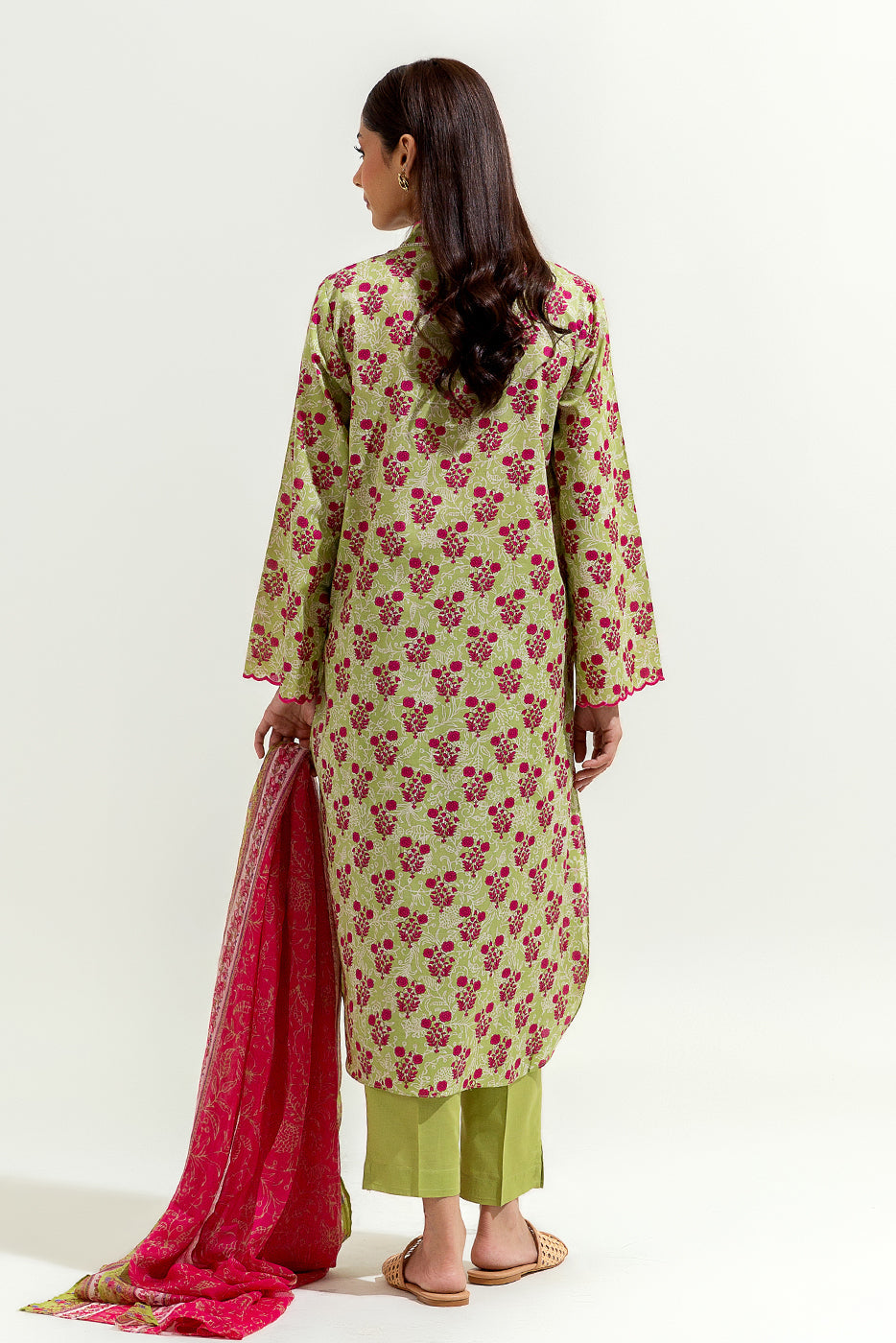 3 Piece Printed Lawn Suit (Pret)
