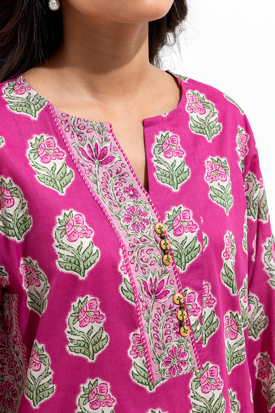3 Piece Printed Lawn Suit (Pret)