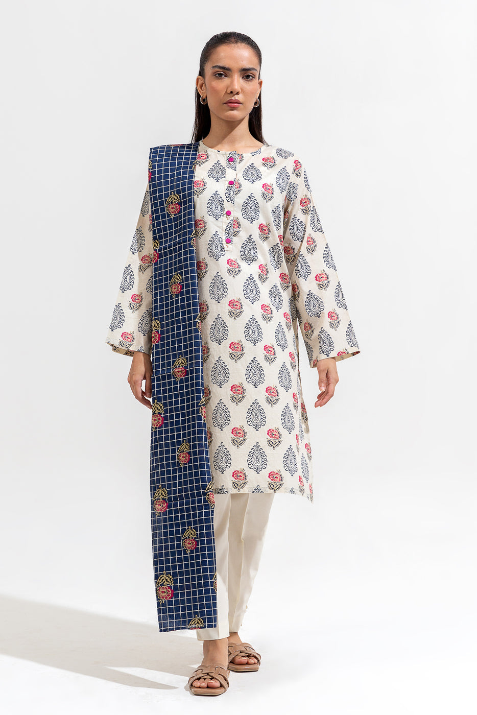2 Piece Printed Lawn Suit (Pret)