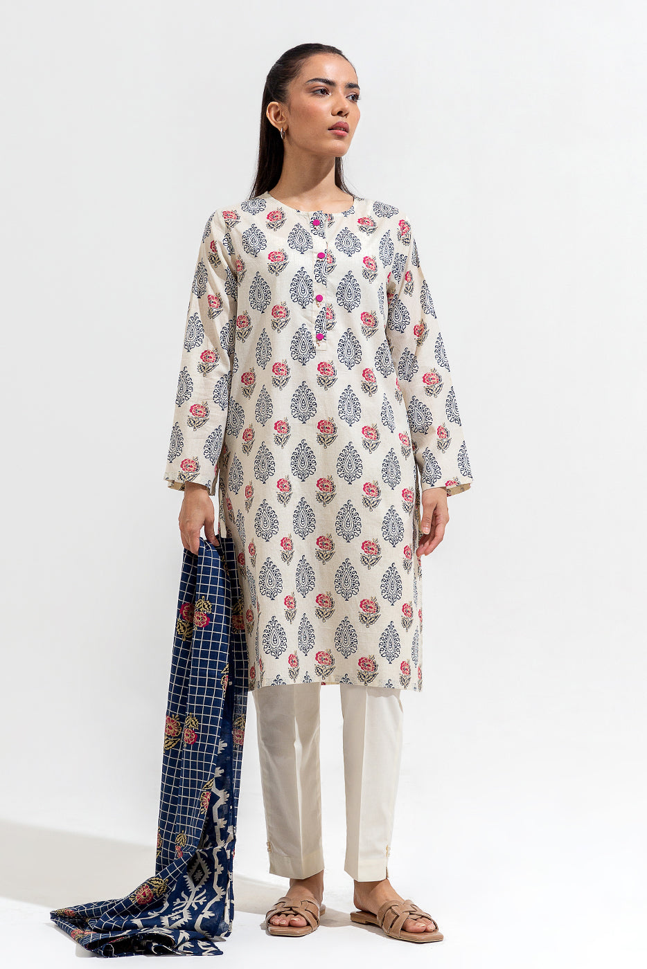 2 Piece Printed Lawn Suit (Pret)