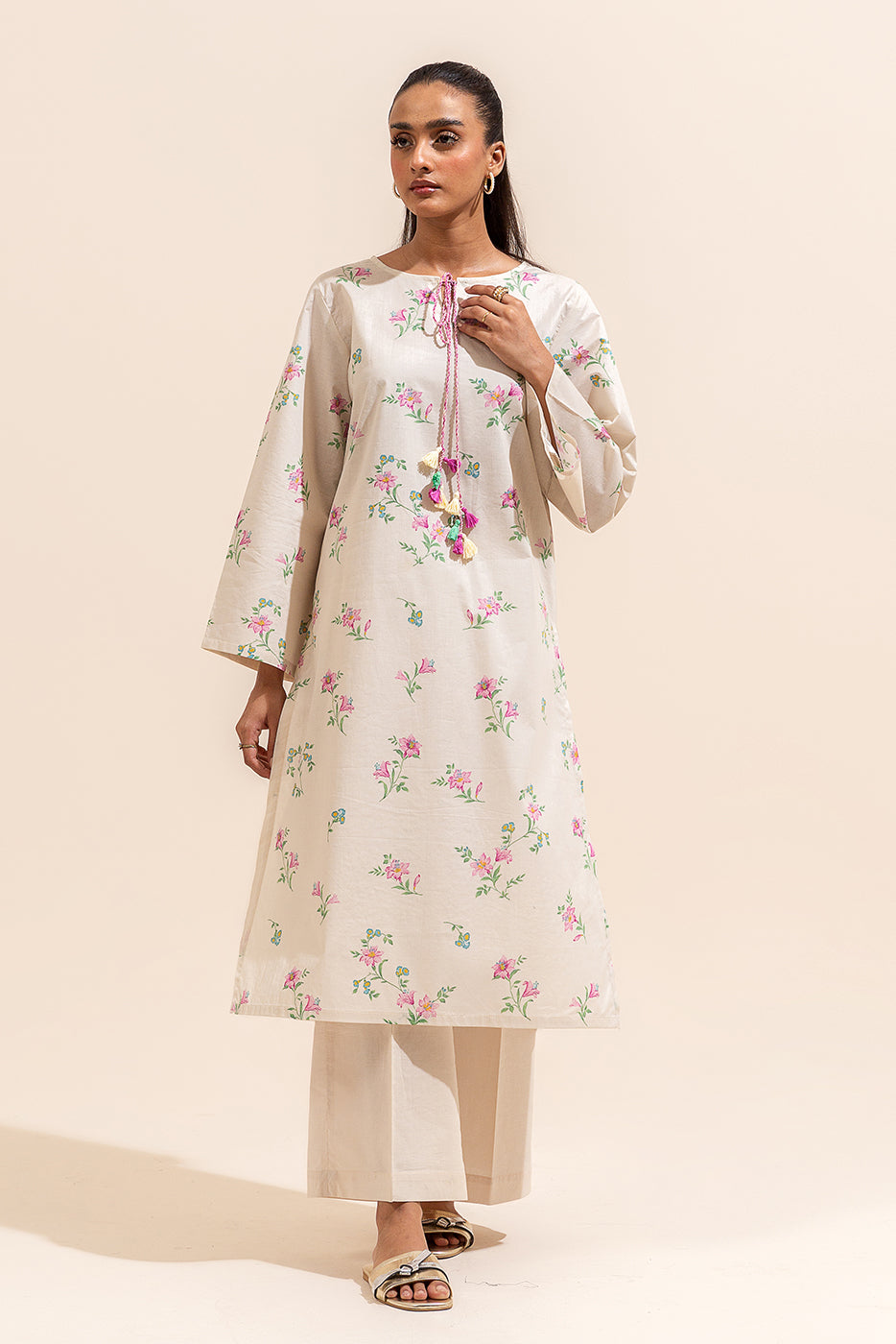 1 Piece Printed Lawn Shirt-Heavenly Blush (Unstitched)
